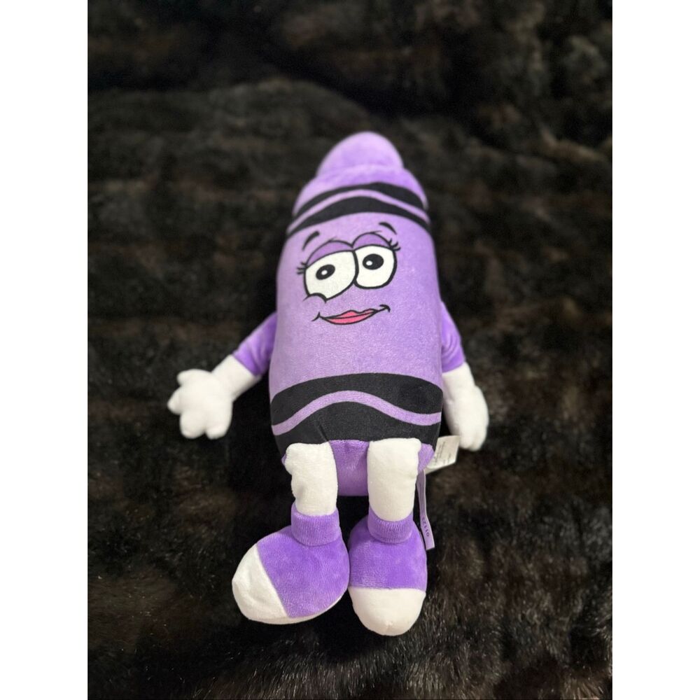 Crayola Purple Crayon Plush 17” Vivid Violet Crayon Plush Hallmark